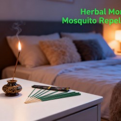 Mosquito Agarbatti Stick Herbal Mosquito Agarbatti  (1 Packet / 10 Sticks) (Incense Stick)