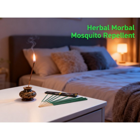 Mosquito Agarbatti Stick Herbal Mosquito Agarbatti  (1 Packet / 10 Sticks) (Incense Stick)