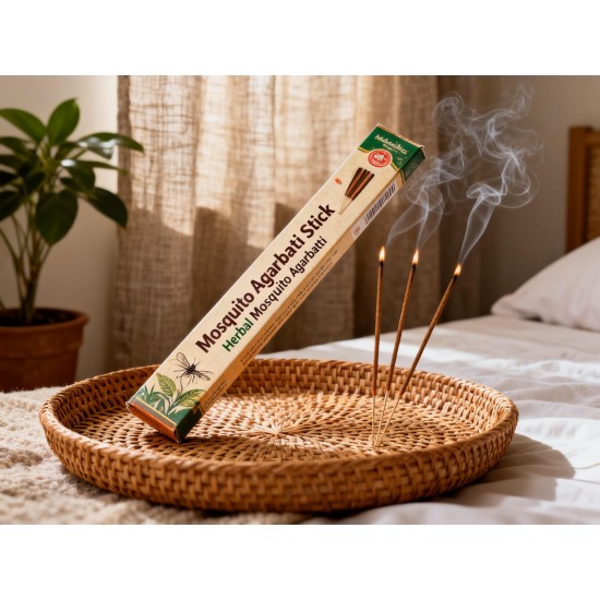 Mosquito Agarbatti Stick Herbal Mosquito Agarbatti  (1 Packet / 10 Sticks) (Incense Stick)