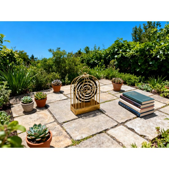 Mosquito Coil Holder, Vintage Style Durable Household Mosquito coil Stand for Office Home