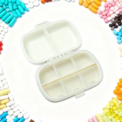 8 Compartment Medicine Divider Box (1 Pc)