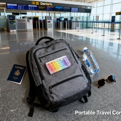 Pill Box 7 Day Weekly Medicine Organizer Daily Planner Portable Travel Container Holder for Vitamin and Supplement Moisture-Proof Compartments Case for Pocket Purse Easy to Use BPA Free (21 Grid)