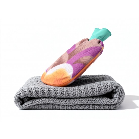 Hot Water Bottle Bag With Cover (1 Pc / Mix Design & Color / 250 ML Approx)