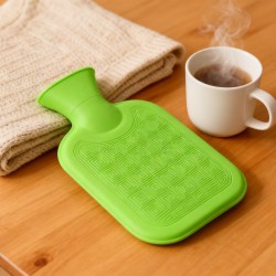 Hot Water Bottle Bag Without Cover For Pain Relief (1 Pc / Mix Design & Color)