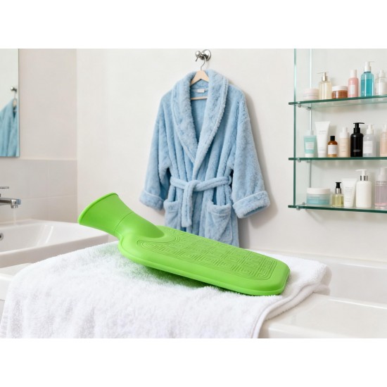 Hot Water Bottle Bag Without Cover For Pain Relief (1 Pc / Mix Design & Color)