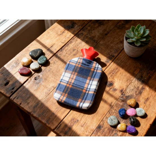 Hot Water Bottle Bag With Cover For Pain Relief (1 Pc / Mix Design & Size)