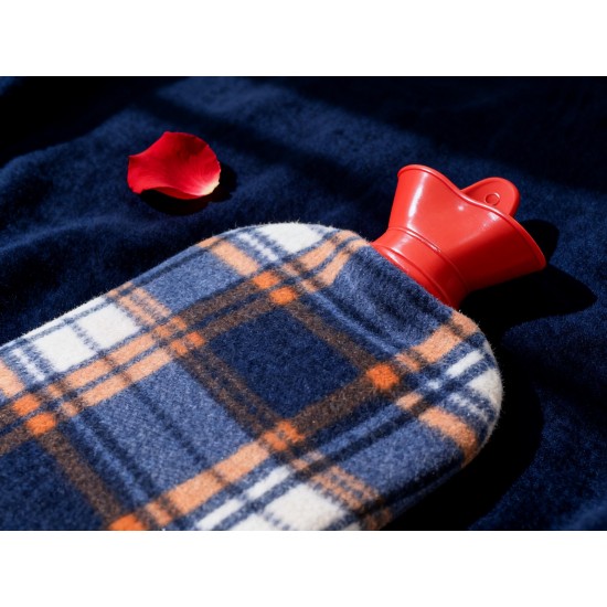 Hot Water Bottle Bag With Cover For Pain Relief (1 Pc / Mix Design & Size)