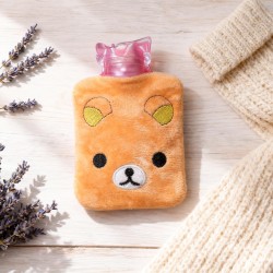 Warm Hug from a Panda: Orange Panda Hot Water Bag for Pain Relief