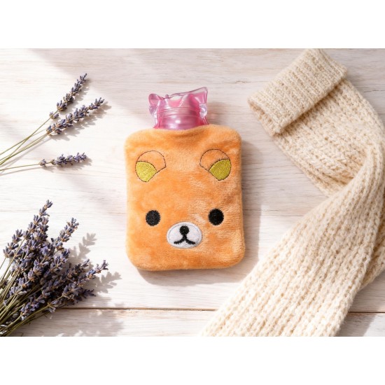 Warm Hug from a Panda: Orange Panda Hot Water Bag for Pain Relief