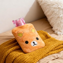 Warm Hug from a Panda: Orange Panda Hot Water Bag for Pain Relief