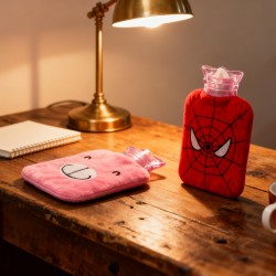 Mini 1pc Mix design hot water bag for pain relief.