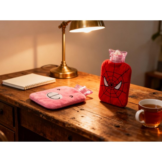 Mini 1pc Mix design hot water bag for pain relief.