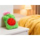 Watermelon Small Hot Water Bag with Cover – Pain Relief Warmer