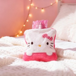 Pink Small Hot Water Bag with Cover for Pain Relief