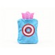 Captain America Print Small Hot Water Bag with Cover for Pain Relief