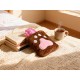 Paw Print Small Hot Water Bag with Cover for Pain Relief