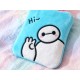 Blue Baymax Small Hot Water Bag with Cover for Pain Relief