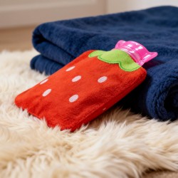 Strawberry Design Relief: Mini Hot Water Bag for Neck & Shoulders