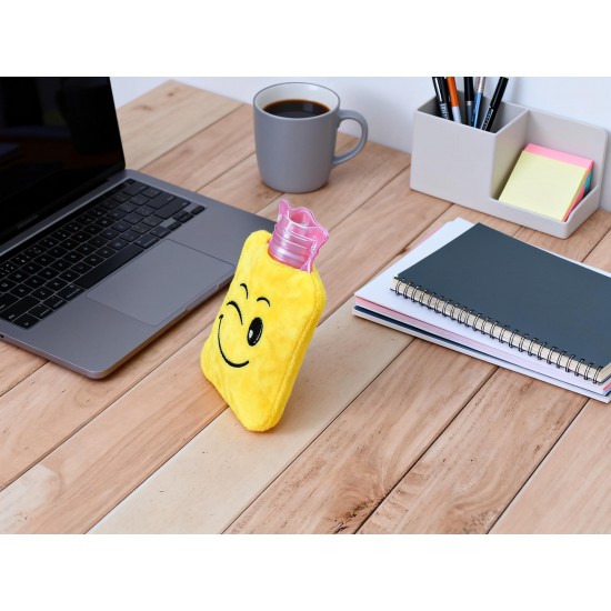 Fun Emoji Relief (1 Pc): Mini Hot Water Bag for Aches & Pains