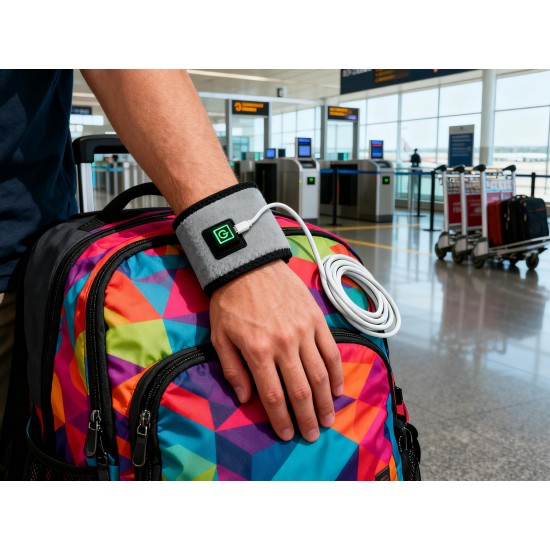 Hand Heating Strap Pain Relief Strap | Far Infrared Heat Strap Belt | Portable | With Cable ( 1 Pc )