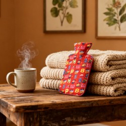 Personal Care Rubber Hot Water Heating Bag for Pain Relief (Medium)