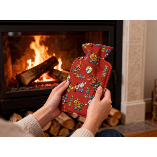 Personal Care Rubber Hot Water Heating Bag for Pain Relief (Small)