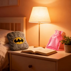Batman small Hot Water Bag with Cover for Pain Relief, Neck, Shoulder Pain and Hand, Feet Warmer, Menstrual Cramps.
