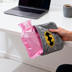 Batman small Hot Water Bag with Cover for Pain Relief, Neck, Shoulder Pain and Hand, Feet Warmer, Menstrual Cramps.