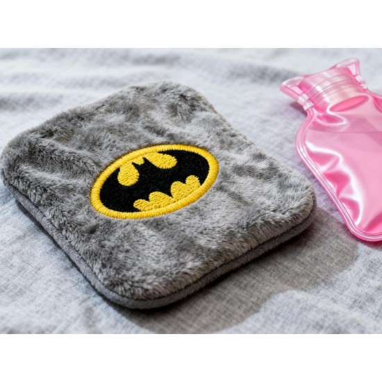 Batman small Hot Water Bag with Cover for Pain Relief, Neck, Shoulder Pain and Hand, Feet Warmer, Menstrual Cramps.
