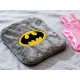 Batman small Hot Water Bag with Cover for Pain Relief, Neck, Shoulder Pain and Hand, Feet Warmer, Menstrual Cramps.