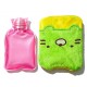 Green Kitty Hot Water Bag with Cover for Pain Relief & Warmth