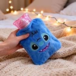 Blue Stitch Hot Water Bag - Small Size with Cover for Pain Relief & Warming