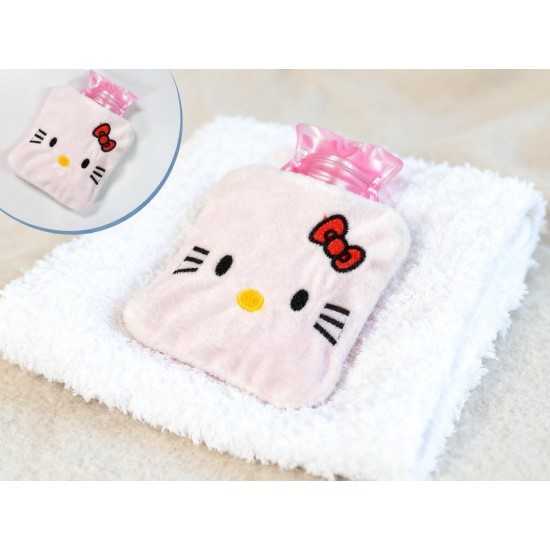 White Small Hot Water Bag – Pain Relief for Neck, Shoulder, Hand & Feet, Menstrual Cramps Warmer