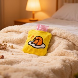 Yellow Duck Head Hot Water Bag for Pain Relief & Warmth (Cover, Small)