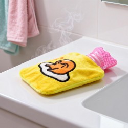Yellow Duck Head Hot Water Bag for Pain Relief & Warmth (Cover, Small)