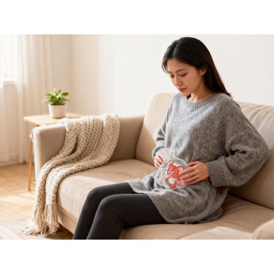 Transparent Multi-Design Hot Water Bag with Cover for Pain Relief