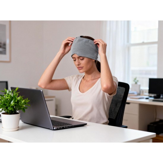 Headache Relief Hat Migraine Cap (1 Pc / Grey Color)