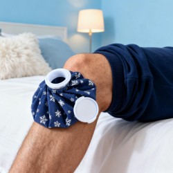 Pain Reliever Ice Bag Used To Overcome Joints Pain In Body.