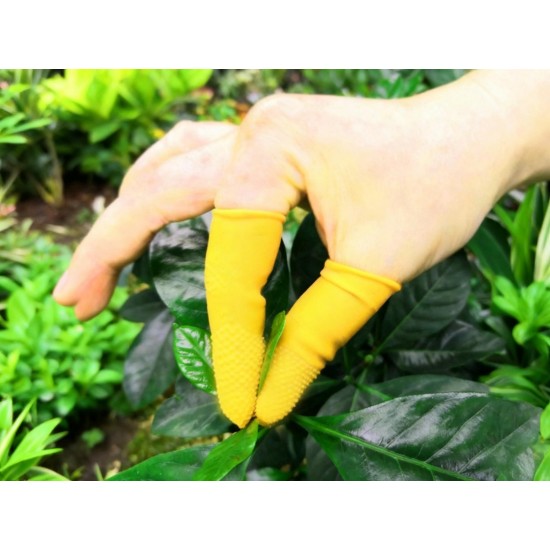 Finger Caps, Silicone Finger Protectors Sleeves (Finger Cots / 145 Pcs Set Approx)