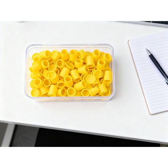 Finger Caps, Silicone Finger Protectors Sleeves (Finger Cots / 145 Pcs Set Approx)