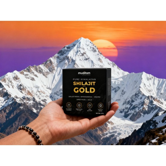 Himalayan Shilajit Gold Resin – 20g | Helps improve Stamina | Contains Gold