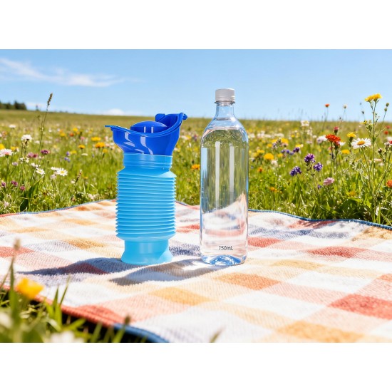 Urinal Foldable Portable Wee Bottle (750 ML / 1 Pc)
