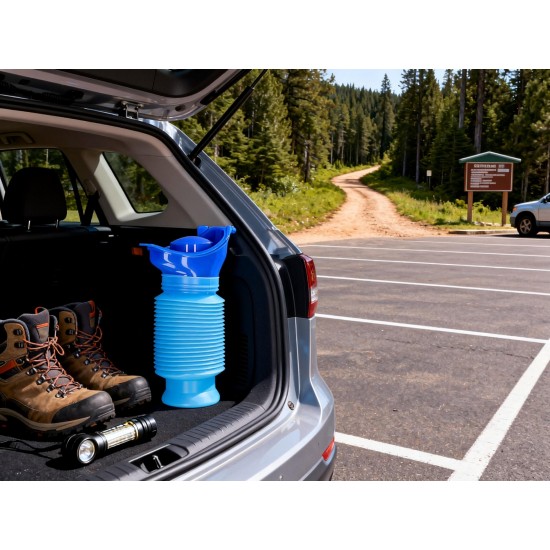 Urinal Foldable Portable Wee Bottle (750 ML / 1 Pc)