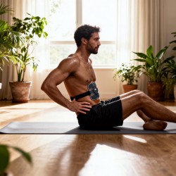 6 Pack abs stimulator Wireless Abdominal and Muscle Exerciser Training Device Body Massager/6 pack abs stimulator charging battery/mart Fitness Abs Maker/Exerciser Training Device