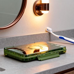 Portable Weekly Pill Box Organiser Daily Pill Keeper 21 Grid Container (1 Pc)