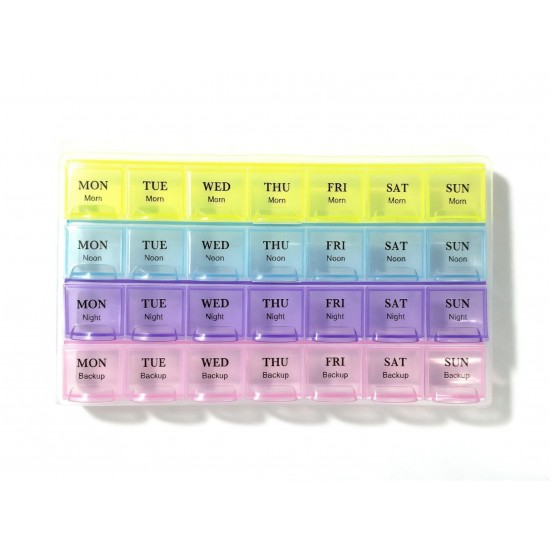 Weekly Pill Case 28-Slot Medicine Organizer