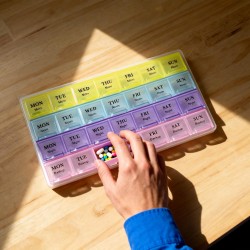 Weekly Pill Case 28-Slot Medicine Organizer