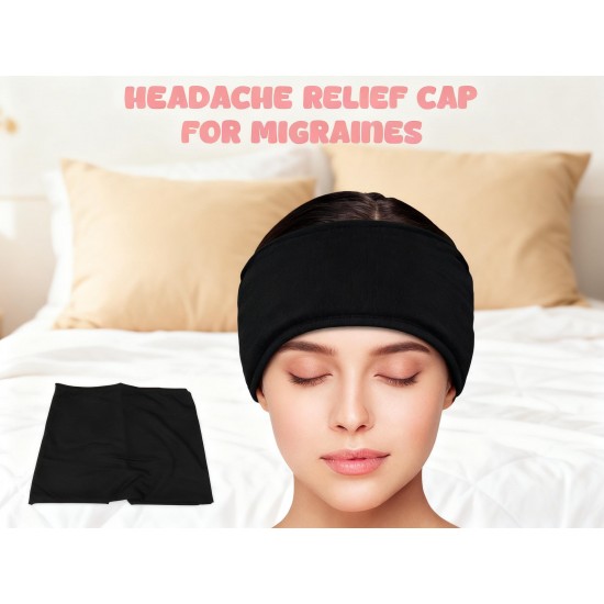 Headache Relief Hat Migraine Cap (1 pc / Black color)
