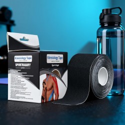 Kinesiology Tape For Physiotherapy Tape For Sports Injury Pain Relief (5 cm X 5m / 1 Pc)