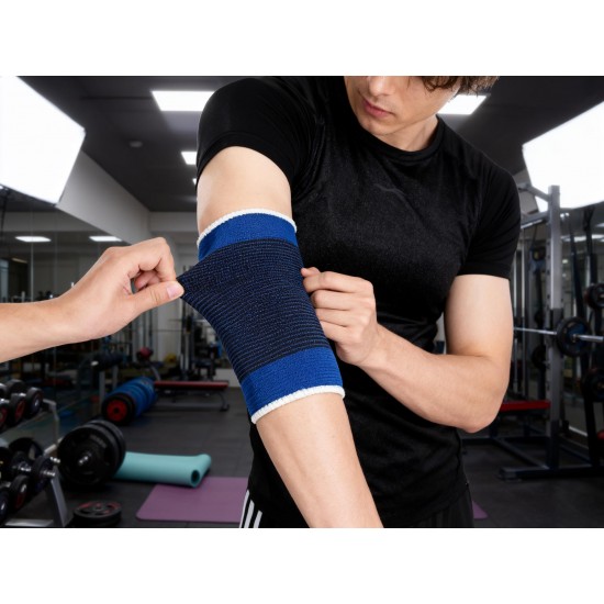 Adjustable Elbow Strap Compression Sleeves Supporter (1 Pair / With Card Packing)